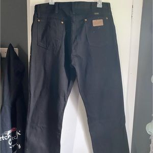 Black Wrangler Cowboy Cut Jeans 34x30